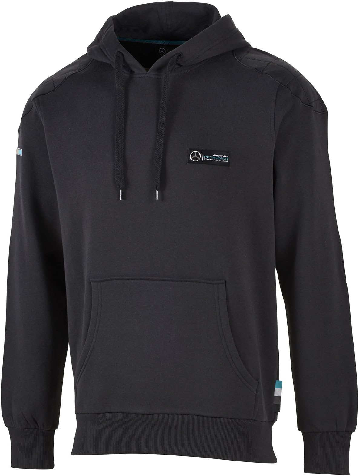 Mercedes Benz Petronas AMG Formula 1 Men's Quilted Sweatshirt Hoodie (Medium)