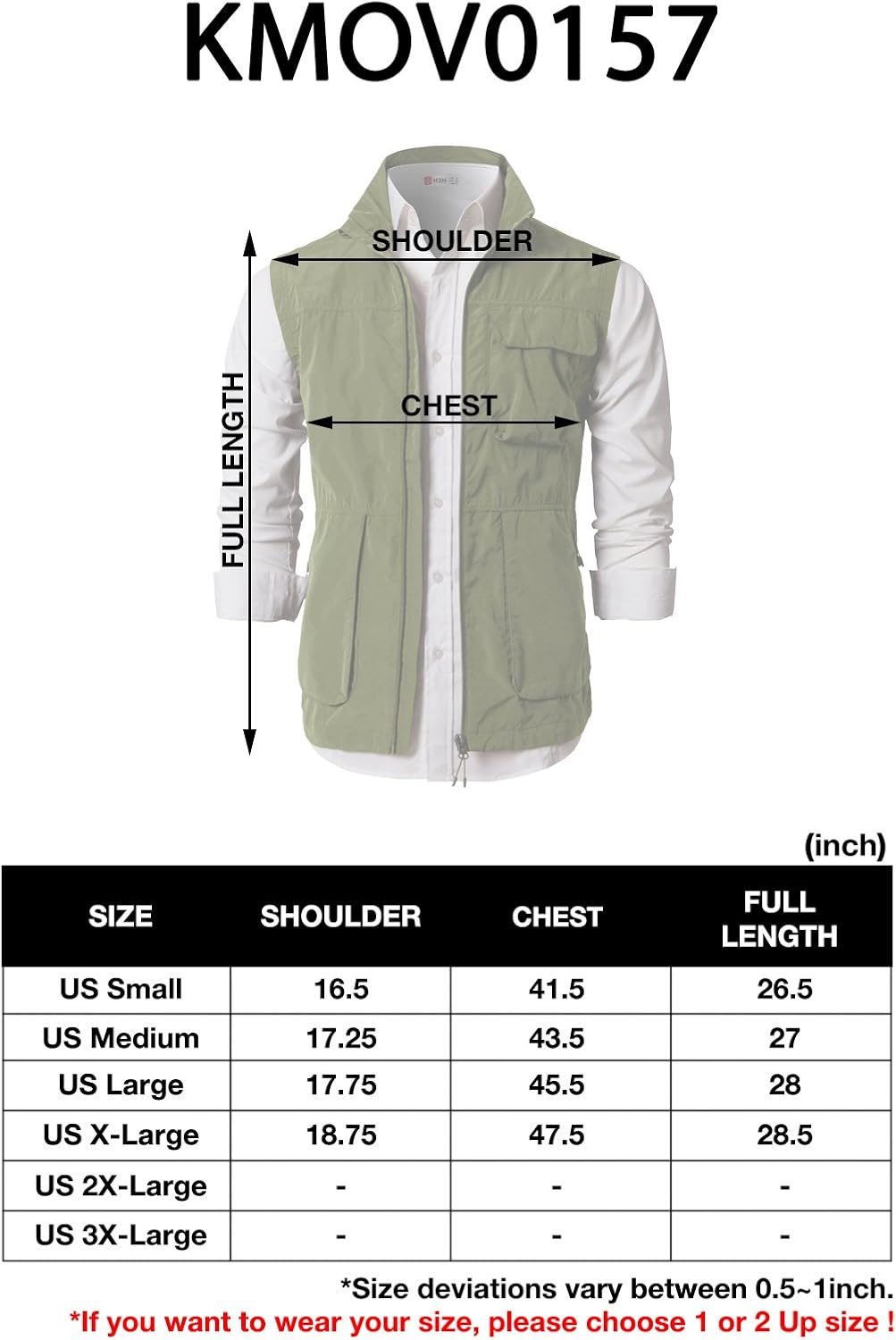 H2H Mens Casual Work Utility Hunting Travels Sports Vest with Multiple Pockets at  Men’s Clothing store