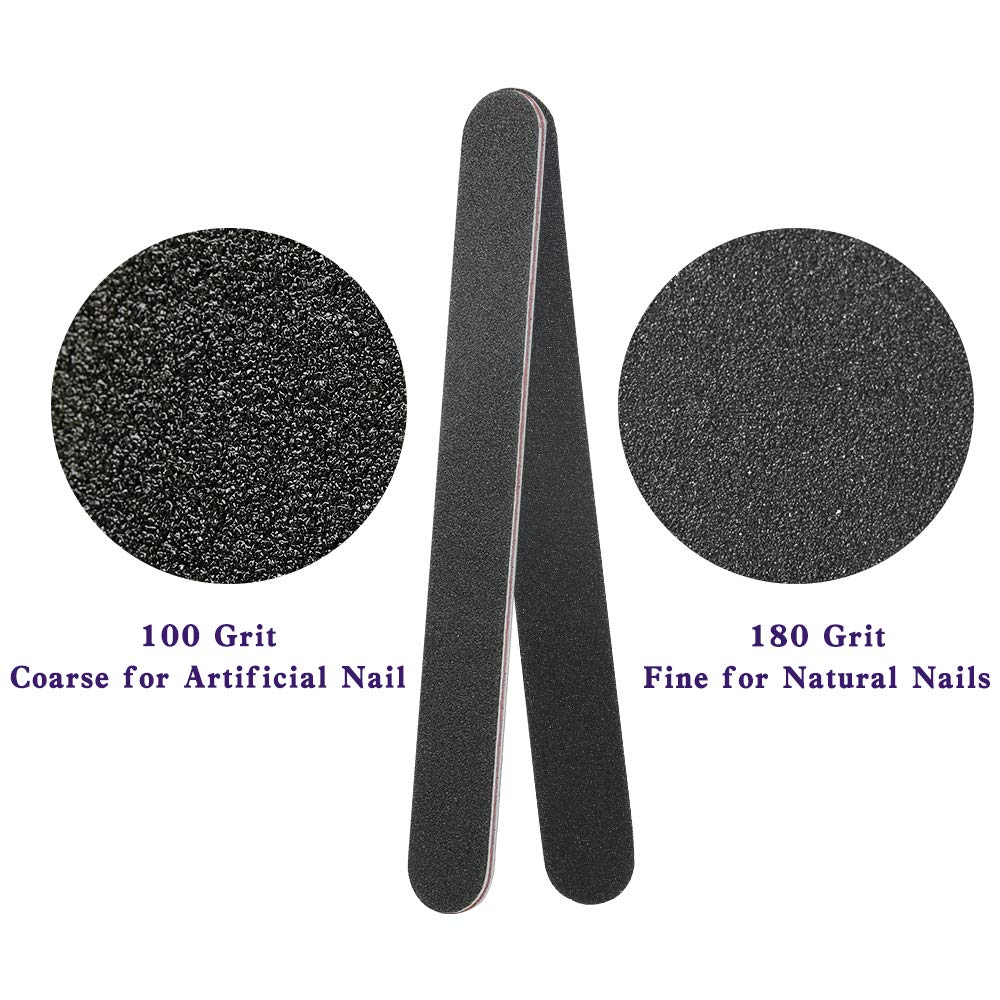 Mipruct 22PCS Nail files and buffers, Nail buffers blocks, Manicure tools with nail file and nail buffer block for acrylic nails, emery boards for nails : Beauty