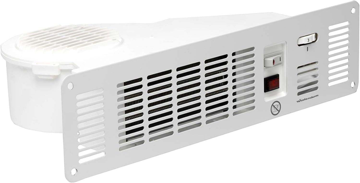 Winterwarm WWFH20E DIMWWFH20 Plinth Heater, 2000 W, 240 V, White BigaMart