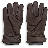 Barebones Kunar Glove - Premium Cowhide Leather All-Purpose Work and Cold Weather Glove - Brown Color - Size Small