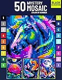 Mystery Mosaic Color by Number for Adults Wild