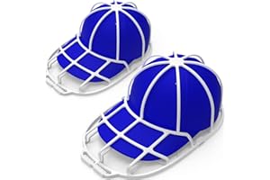 YEENOR Hat Washer for Washing Machine, 2-Pack Baseball Caps Storage Holder Fit for Adult/Kid's Hat Rack Frame for Washer Machine Cleaner/Washing Cage