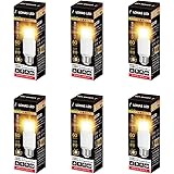 ロハス LED電球 E26口金 T形 60W形相当(8W) 電球色 810lm 全方向 密閉形器具対応・断熱材施工器具対応 EFD15形 6個入