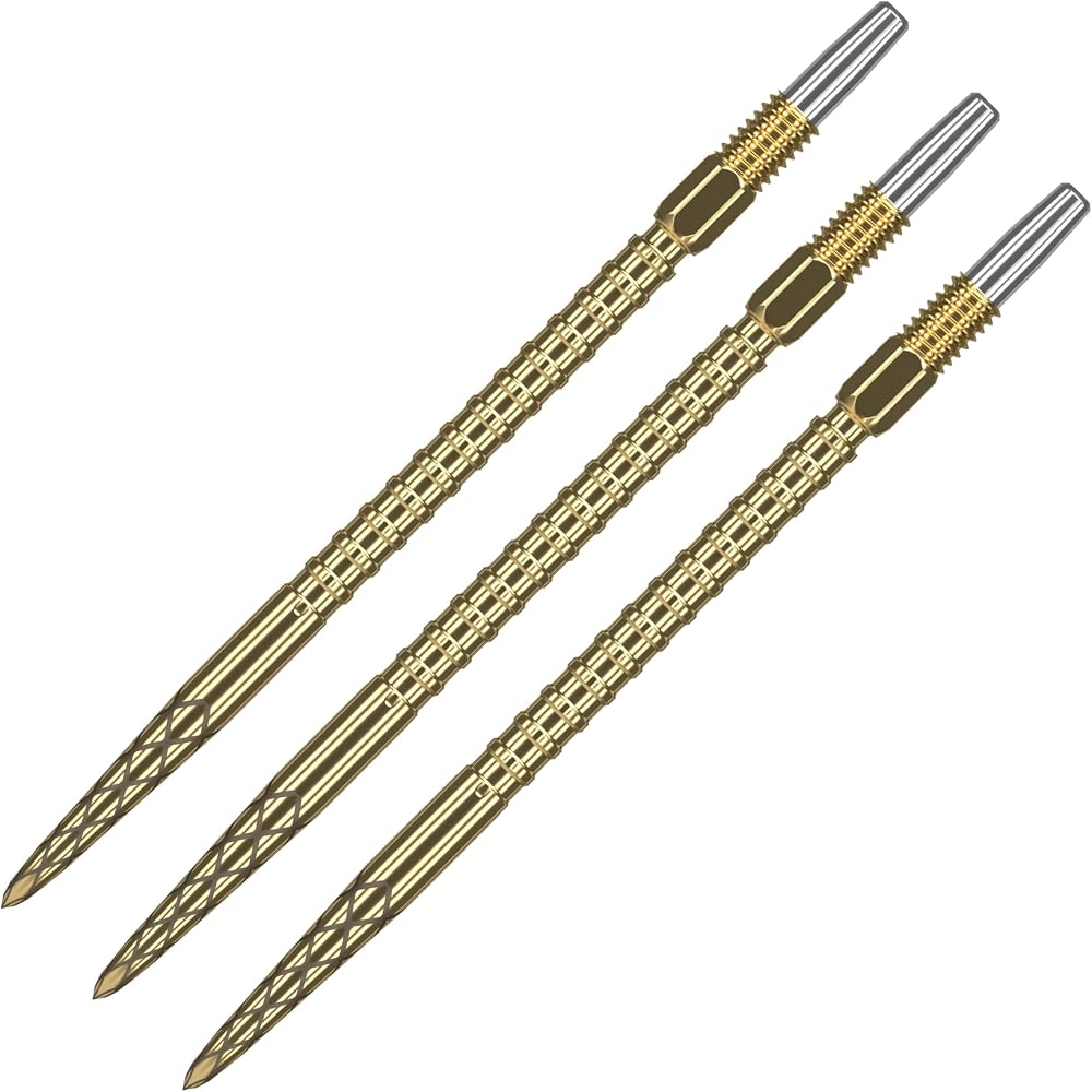Target Darts Swiss Point DS 40mm Gold 3 Pack Points DS Swiss Point