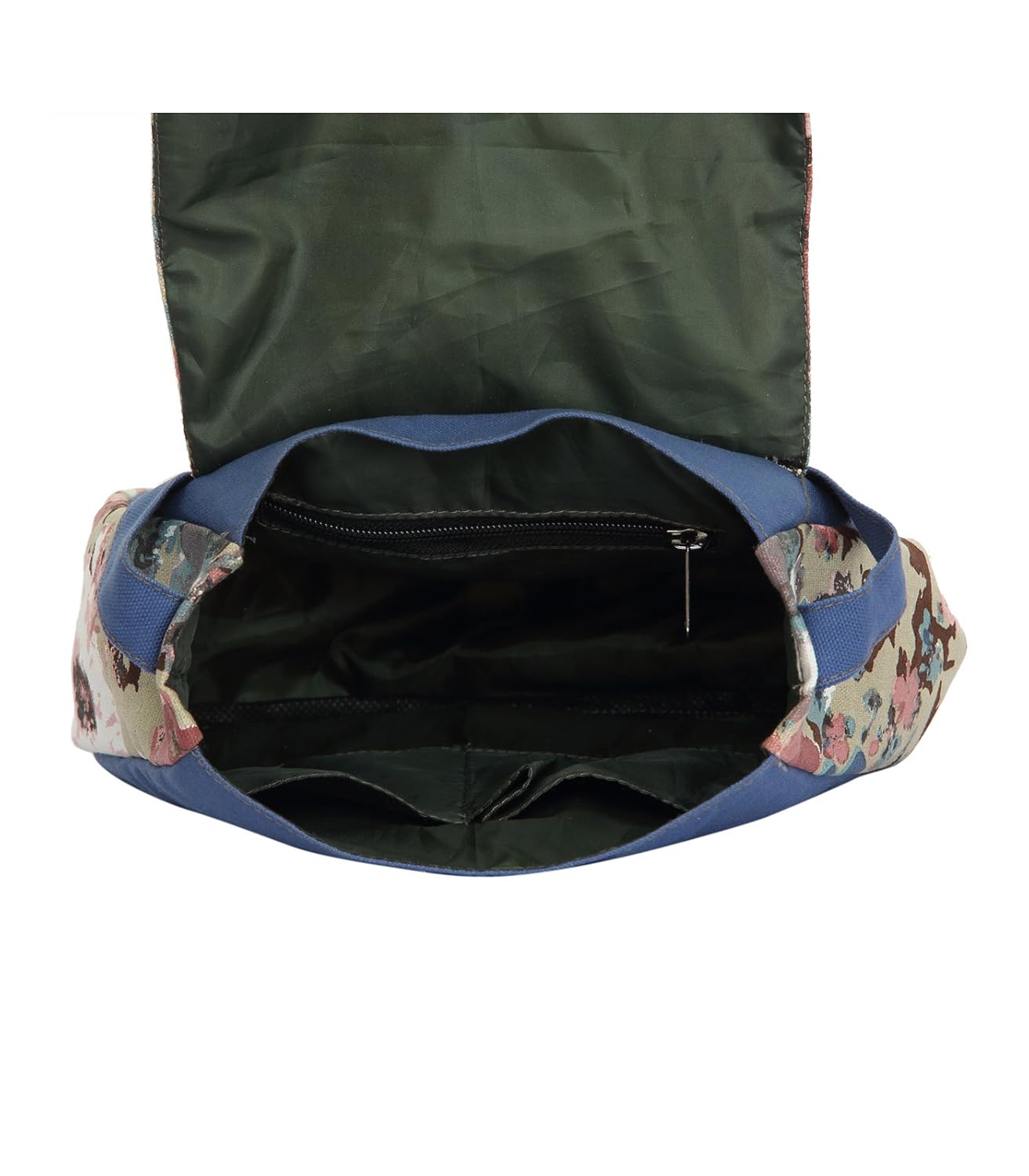 vivinkaa camo blue canvas sling bag for women