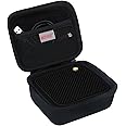 BOVKE Carrying Case for Marshall Willen Portale Wireless Bluetooth Speaker, Extra Mesh Pocket for Marshall USB-C Charging Cable, Black