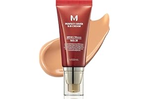 MISSHA M Perfect Cover BB Cream No 31.Golden Beige - Medium/Tan with Neutral Undertone SPF 42 PA +++ 1.69 Fl Oz - Tinted Moisturizer with SPF