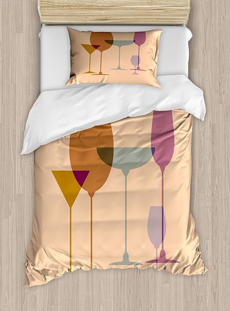 Amazon Com Luxury Merlot 2 Piece Bedding Set Twin Size