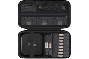 Baval Label Printer Case Compatible with Brother P-Touch Cube Plus PT-P710BT Bluetooth Label Maker(Black Case)