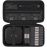 Baval Label Printer Case Compatible with Brother P-Touch Cube Plus PT-P710BT Bluetooth Label Maker(Black Case)