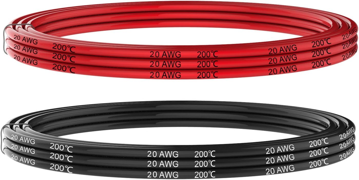 Electrical Wire 20 AWG 20 Gauge Silicone Wire Hook Up Wire Cable 20