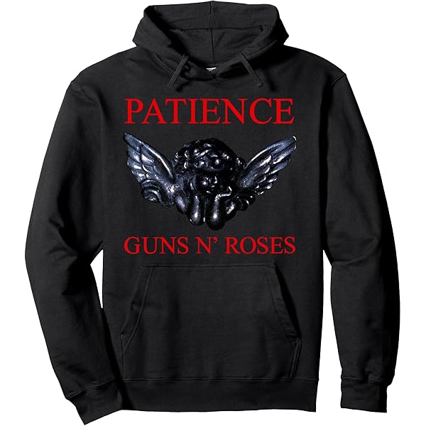 Amazon.com: Official Guns N' Roses Rose Graphic Pullover Hoodie