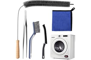 XANGNIER 5 Pack Dryer Vent Cleaner Kit,Flexible Dryer Lint Brush Vent Cleaner,Dryer Lint Trap Cleaning Tool,Laundry Room Essentials Lint Remover Accessories,Household Cleaning Tools