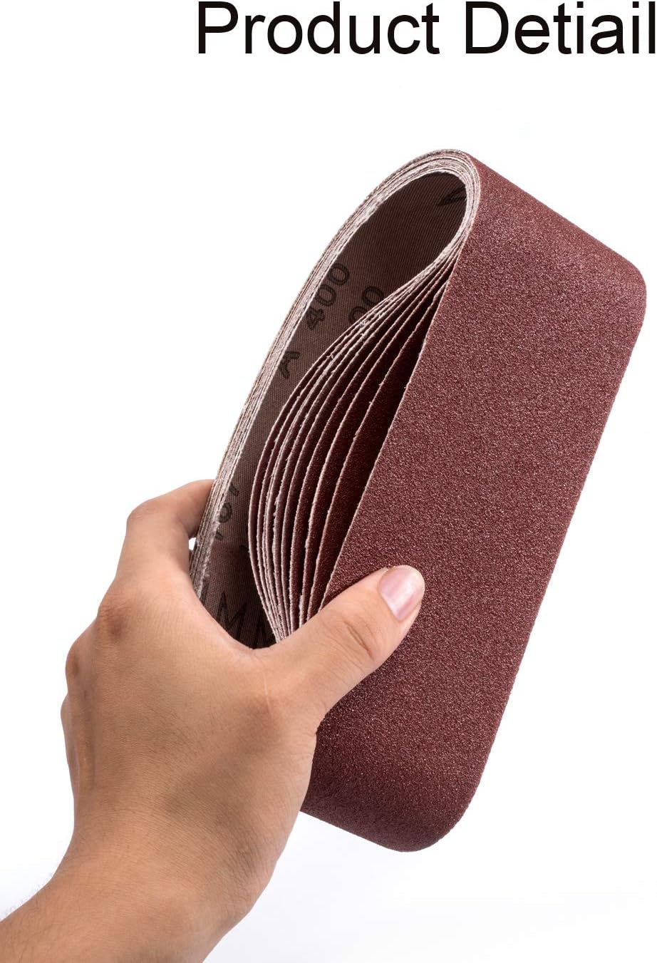 S SATC Belt Sander 20PCS 3x18 Sanding Belt Sanding Belts Belt Sander Paper (3 Each of 60, 80, 120, 150, 240, 400 Grits, 2 of 40 Grits) Aluminum Oxide - - 