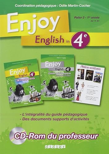 Download Enjoy English in 4e : CD-ROM du professeur PDF