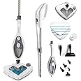 Steam and Go 10-in-1 Steam Mop - Multi-Functional Floor Steamer for Home Use w/Detergent Chamber, Detachable Handle & Handheld Steam Cleaner for Tile, Grout, Hardwood, Upholstery, Carpets & Furniture