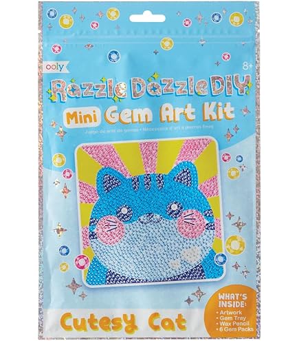 Amazon.com: Ooly Razzle Dazzle DIY Mini Gem Art Kit - Rolling