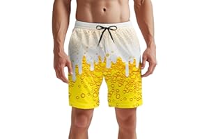 Cozople Mens Swim Shorts Swim Trunks Quick Dry Bathing Suits Mesh Lining Beach Board Shorts