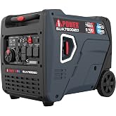 A-iPower 7600W Gas Propane Inverter Generator, Electric Start RV Ready | Dual Fuel, Quiet Operation With Telescopic Handle For Backup Home Use, Tailgating &amp; Camping, EPA &amp; CARB Compliant, CO Sensor