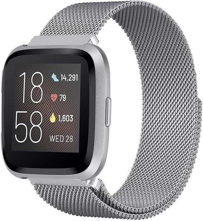 SINPY Métal Bracelet pour Fitbit Versa,Bracelets de Montres de