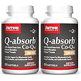 Jarrow Formulas Q-Absorb Co-Q10 100 mg - 60 Softgels, Pack of 2 - High Absorption Co-Q10 - Antioxidant Support for Mitochondrial Energy Production & Cardiovascular Health - Up to 120 Total Servings
