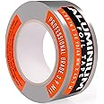 TAPEWELL Aluminum Foil Tape - High Temperature Aluminum Tape for Ductwork, HVAC Tape - Metal Repair - Dryer Vent Tape -2 Inch by150 Feet (50 Yards) 3.9 Mil (Pack of 24)