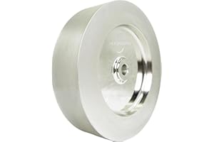 HEYSHARPEN Mega Square CBN Grinding Wheel 6 inch,1.5” Wide,1/2” Arbor,for Sharpening Woodturning and HSS Tools,Suitable for Most 6-inch Bench Grinders(600 Grit)