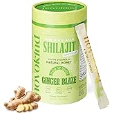 NOVOKIND Himalayan Shilajit Sticks with Honey for Men & Women - Ginger Flavor | Pack of 30 Premium Energy Sticks | 75%+ Fulvic Acid, 85+ Trace Minerals | Supports Digestion & Aids Muscle Recovery