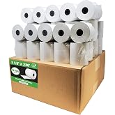 Phenol Free Thermal Paper 3 1/8" x 230' ft (Also BPA &amp; BPS Free - 50 Rolls) Climate Friendly Receipt Rolls fits all Clover POS Cash Register Printers SCP700 TSP100 from BuyRegisterRolls