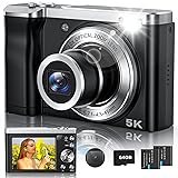 5K Digital Camera,10X Optical Zoom Vlogging Camera