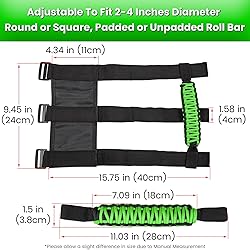 4 x Roll Bar Grab Handles Grip Handle for Jeep