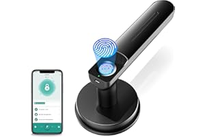 BIWIBON Smart Fingerprint Door Lock, Biometric, Black, 160 X 160 Effective Pixel, 12 Months Warranty