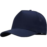 MEINICY Vintage Trendy Trucker Hat, 5-Panel Plain Snapback Hat | Structured Adjustable 2-Tone Cotton Men Women Baseball Cap for Outdoor Activities