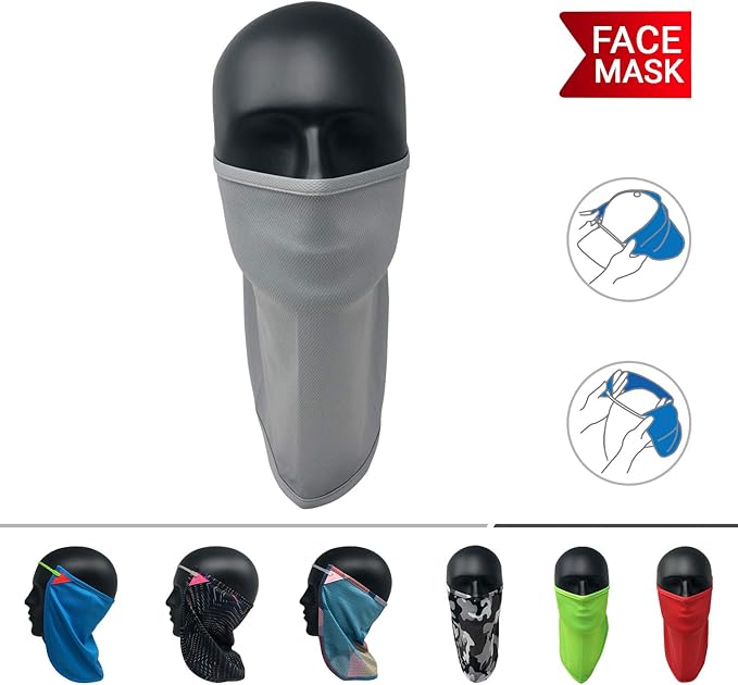 bike helmet neck sun protection