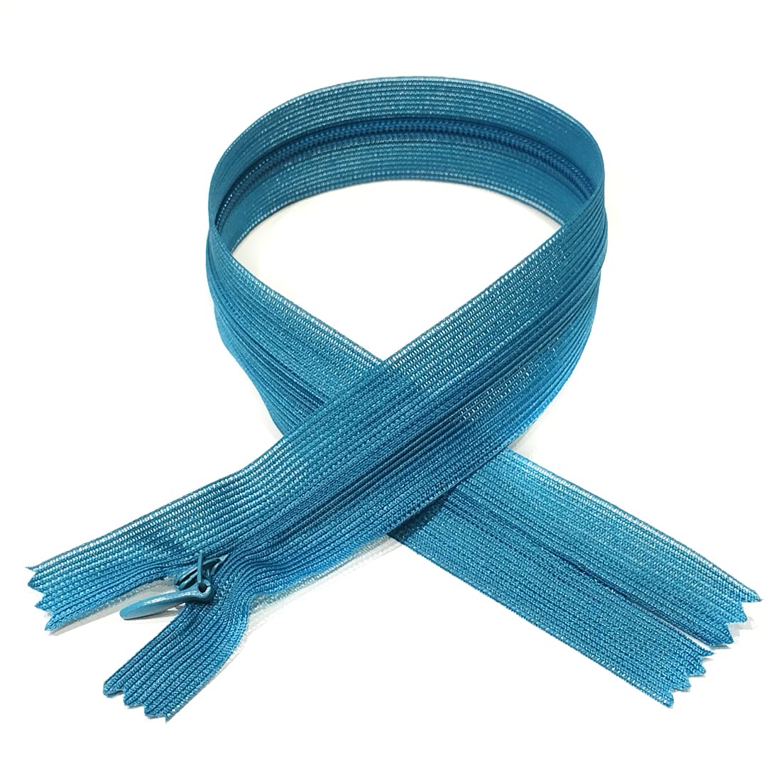 Invisible Zipper Closed, 5 Sizes and 20 Colors #3, Fine Zipper, Elegant and Discreet for Sewing on Clothes, Dresses, Skirts, Sewing Zipper, (60cm 25pcs, 2111)