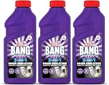Cillit Bang 3-in-1 Power Cleaner Odour Stop Drain Unblocker Gel 3 x 500ml view 1