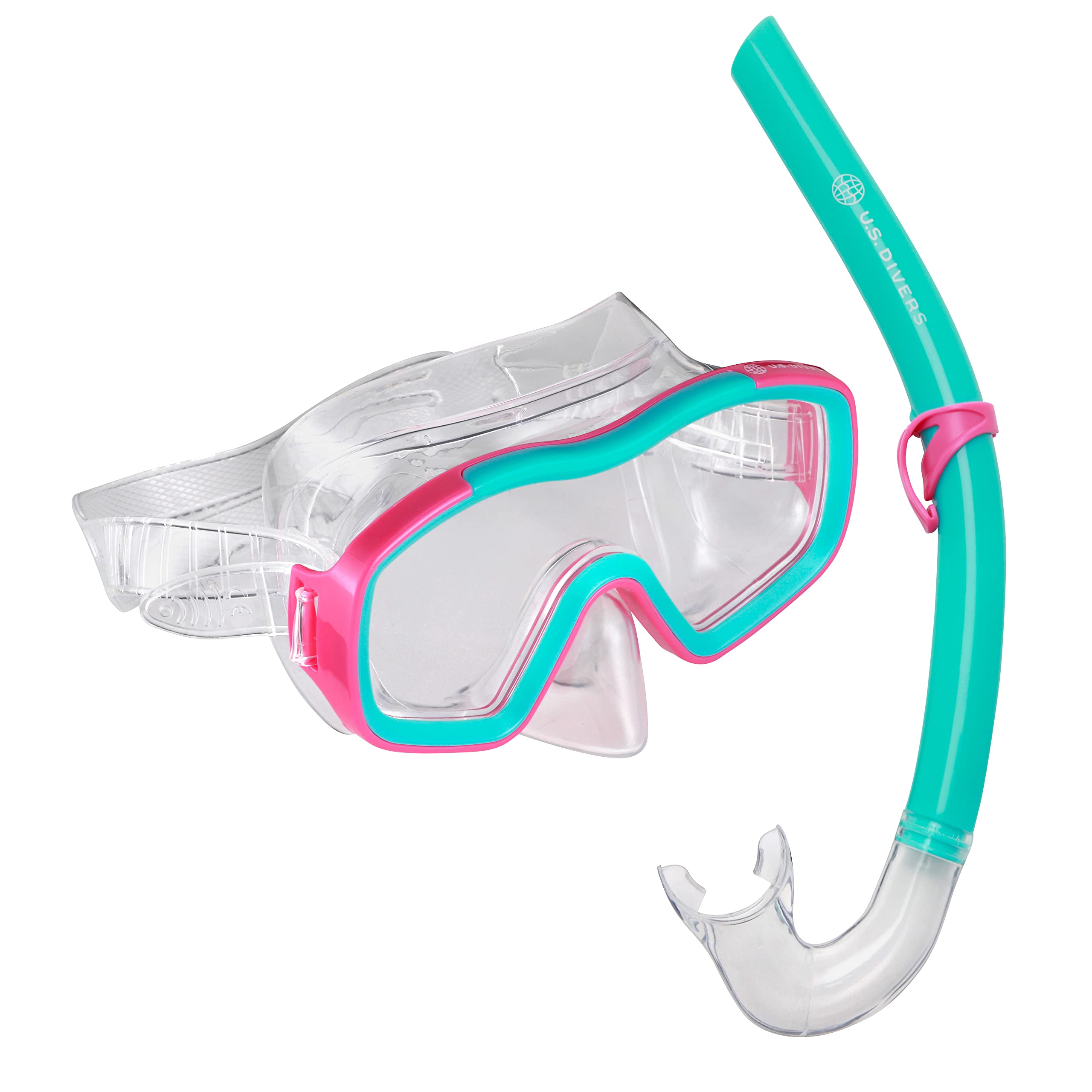 US.Divers Snorkeling & Diving Combo Tiki JR | Mask and snorkel | Children 6+ |Boys and Girls | UV Protection | Anti-fog and Anti-leak Lenses | Water Hiking | Snorkeling | 180° Panoramic vision