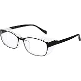 Safety Glasses with Readers 0~+400 for women Men Safety Blue Light Reading Glasses Goggles Eye Protection clear lens