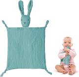 Vicloon Rabbit Baby Comforter Blanket 31x31 cm Safe Organic Cotton view 1
