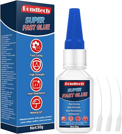 Bondtech 30 g Super Glue Instant All Purpose with Anticlog Cap