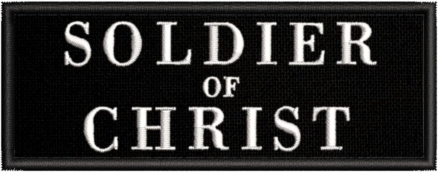 Mixed Media - Soldier of CHRIST Patch 4