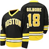 Amzdest Happy Gilmore #18 Adam Sandler 1996 Movie Ice Hockey Jersey Stitched Men Clothing for Party