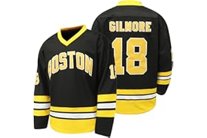 Amzdest Happy Gilmore #18 Adam Sandler 1996 Movie Ice Hockey Jersey Stitched Men Clothing for Party