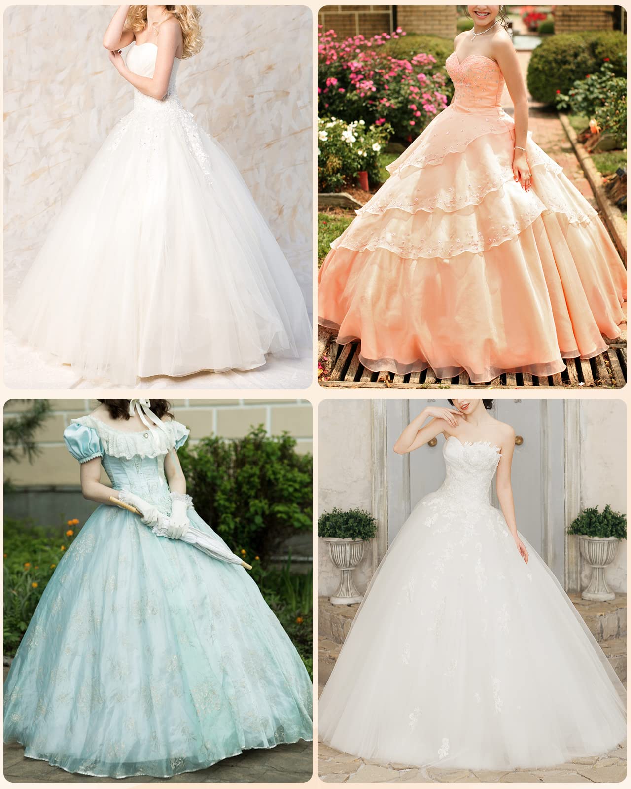 Women’s Petticoat Skirt Crinoline for Girls Hoop Skirt Petticoat Underskirt Half Slips