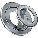 Ultra-Light Dual Sided Magnetic Phone Holder,Car Mount, 360 ° Rotation Finger Ring Holder,Foldable Magnetic Cell Phone Grip Stand Removable Phone Kickstand for All Phones MagSafe Accessories