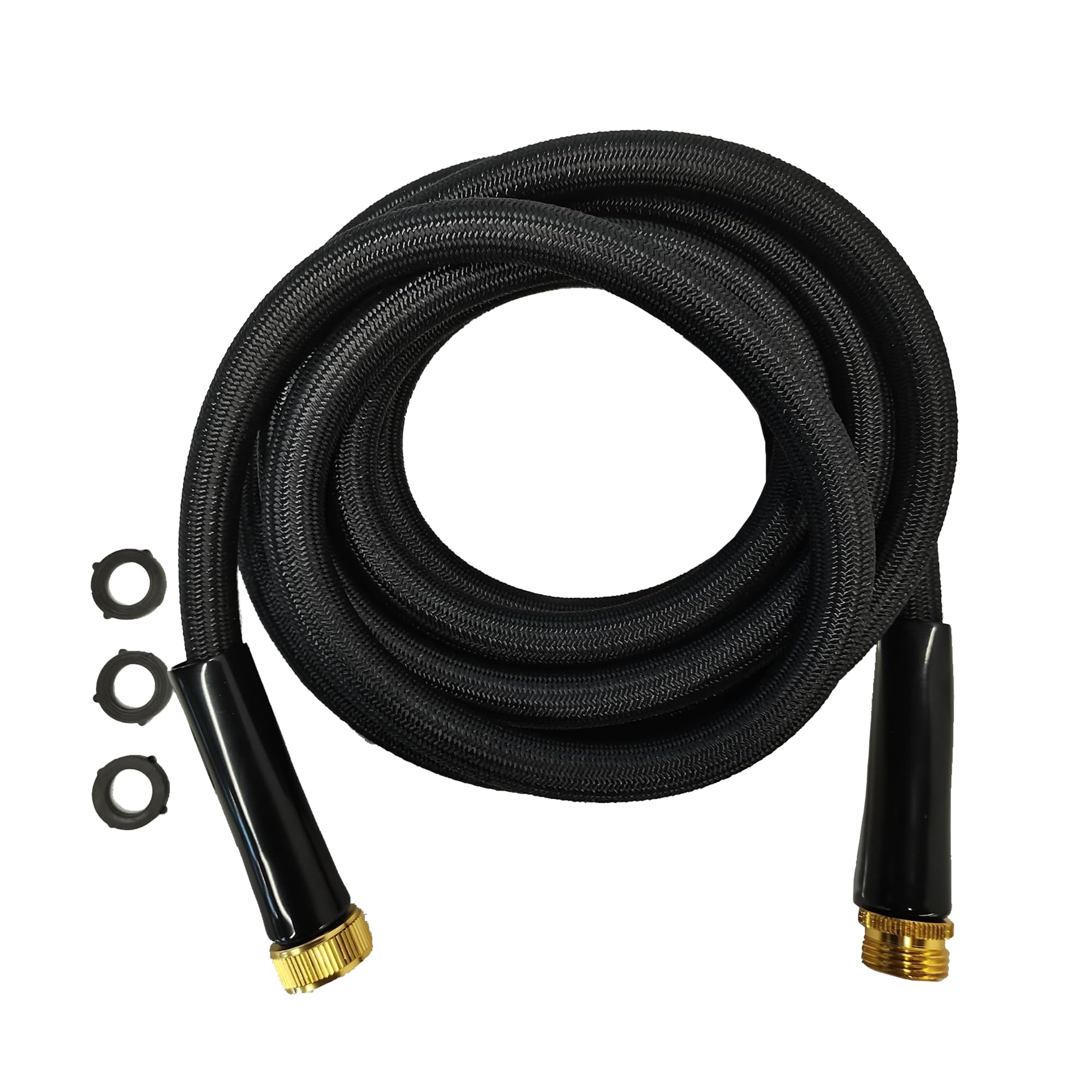 Photo 1 of Lipoliftco Garden Hose 25FT, Non-Expanding, Lightweight Hose, Leak-Proof Metal Interface, No-Knots, Easy to Carry, Wear-Resistant, Sturdy, Flexible, 3/4GHT, Water Hose for Yard, Garden, NO-Nozzle