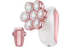 SHPAVVER Electric Razors for Women Legs: Rechargeable Body Shaver - Waterproof Wet Dry Hair Remover - Trimmer for Lady Face Underarms