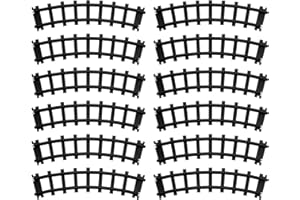 LIONEL RACING023922121387 Lionel Battery O Gauge 12-Piece Curved Black Plastic Track Pack