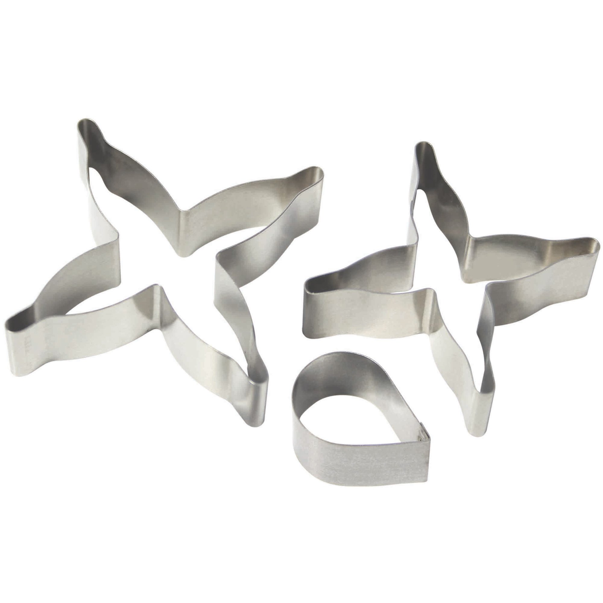 PME Stainless Steel Fuchsia Flower Petal Cutters, Set of 3 (Home)